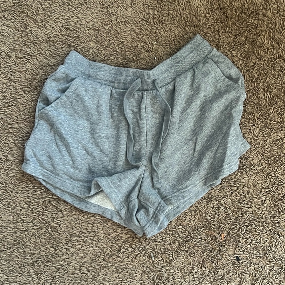 grey sweat shorts